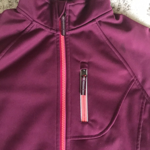 Lands’end Jacket Maroon on outside vary warm - Picture 2 of 7